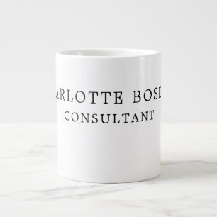 Klassisk Professionell för minimal Elegant Jumbo Mugg