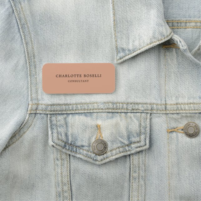 Klassisk Professionell för minimal Elegant Namnbricka (På plats)