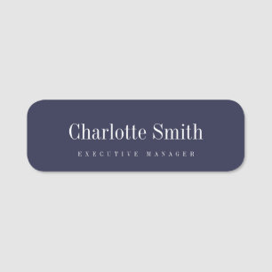 Klassisk Professionell för minimal Elegant Namnbricka