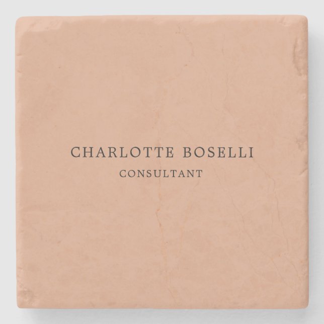 Klassisk Professionell för minimal Elegant Stenunderlägg (Framsidan)