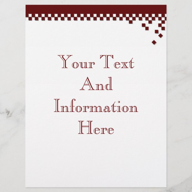 Klassisk Professionell Letterhead (Framsida)