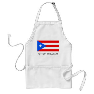 Klassisk Puerto Rican-Flagga Förkläde