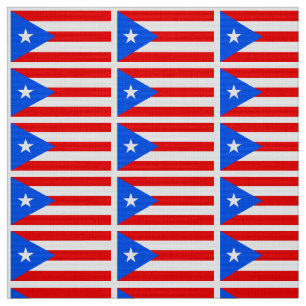 Klassisk Puerto Rican-Flagga Tyg
