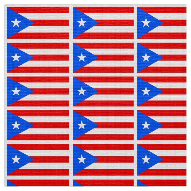 Klassisk Puerto Rican-Flagga Tyg (Provkarta)
