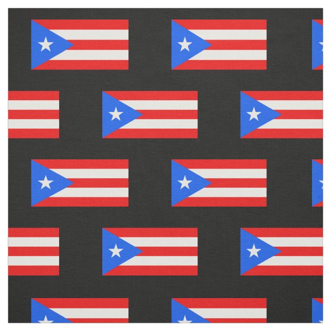 Klassisk Puerto Rican-Flagga Tyg (Provkarta)
