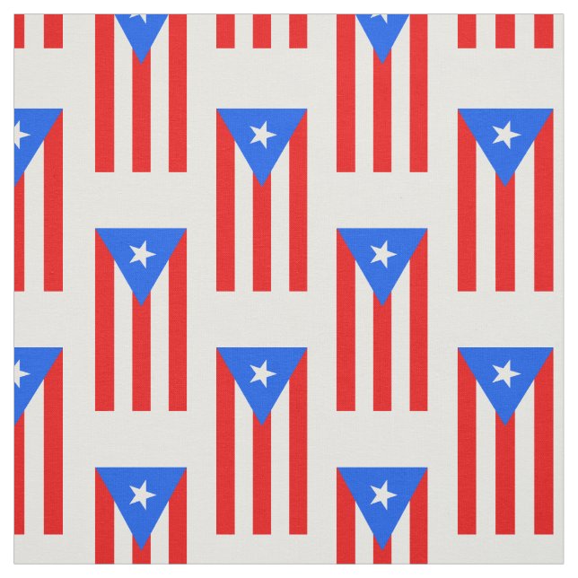 Klassisk Puerto Rican-Flagga Tyg (Provkarta)