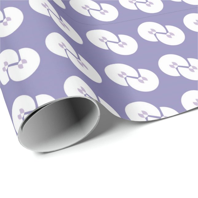 Klassisk radbrytning papper för tillfällen presentpapper (Rullad Hörn)