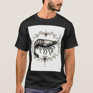Klassisk räka Flash-ton T-Shirt-design T Shirt