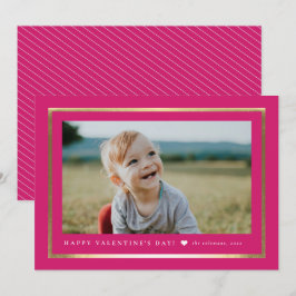 Klassisk ram porträtt foto Alla hjärtans dag kort 