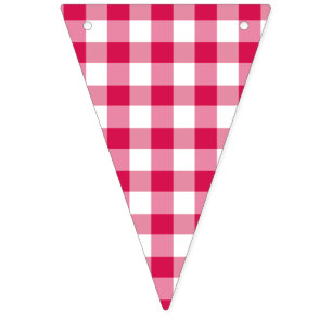Klassisk randig hallon vimplar