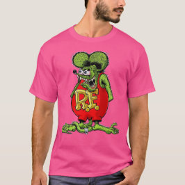Klassisk råtta fink hot rod tävla t shirt