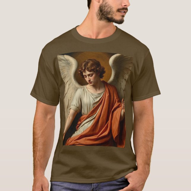 Klassisk renässangsängel herr t-shirt (Framsida)