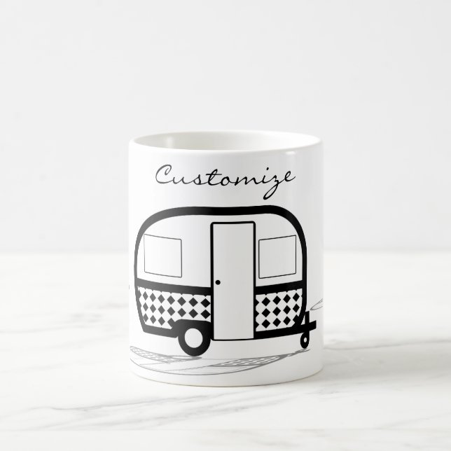 Klassisk resebil Caravan Thunder_Cove Kaffemugg (Center)