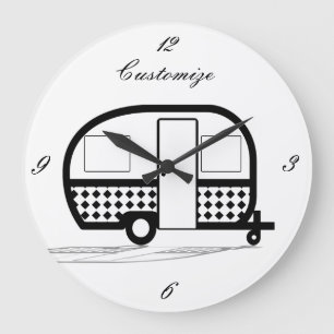 Klassisk resebricka Caravan Thunder_Cove Stor Klocka