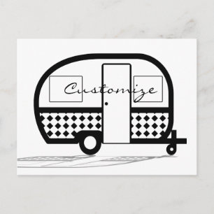 Klassisk resebricka Caravan Thunder_Cove Vykort