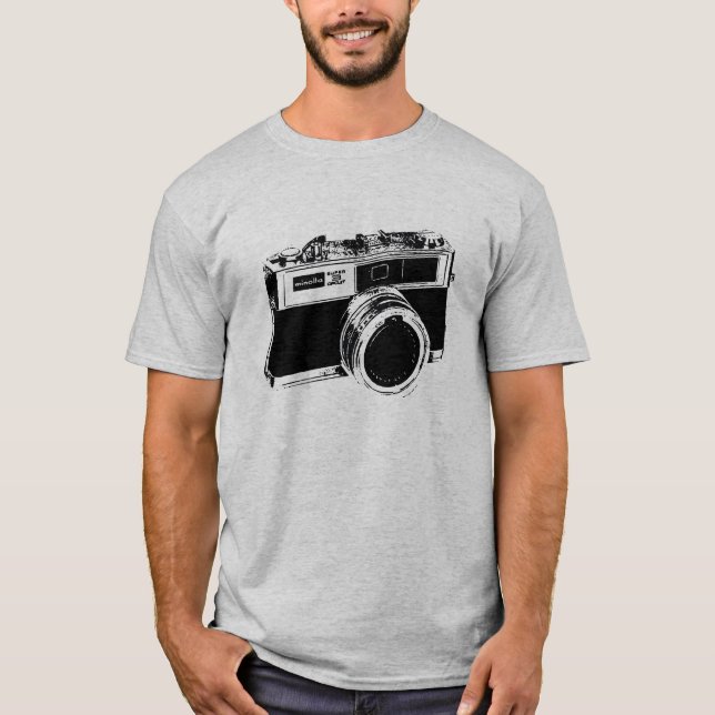 Klassisk Retro Camera T-shirt (Framsida)