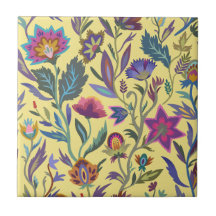 Klassisk retro-färgfull Victorian-Gult