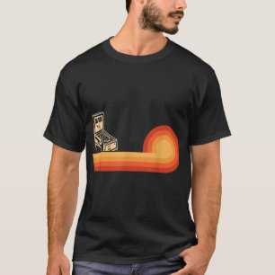 Klassisk Retro Pinball För manar Vintage Arcade T Shirt