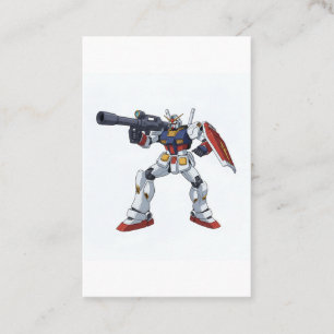 Klassisk Retro RX-78-2 Gundam Mecha Anime Illustra Visitkort