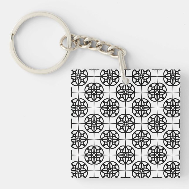Klassisk Retro Vibe Geometriskt Mönster (Framsidan)