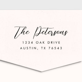 Klassisk Returadress för calligrafi Självfärgande Stämpel