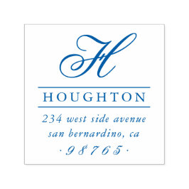Klassisk Returadress för monogramtypografi Självfärgande Stämpel