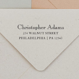 Klassisk Returadress för serietypgrafi Självfärgande Stämpel