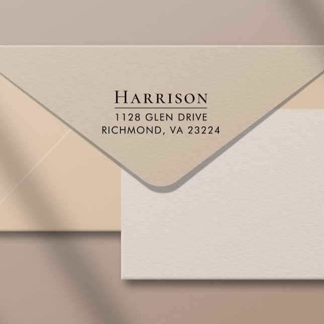 Klassisk Returadress Självfärgande Stämpel (Add a touch of sophistication and elegance to every envelope with minimal effort)