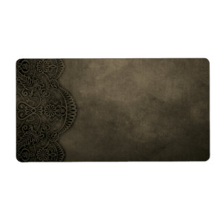 Klassisk returadressetikett fraktsedel