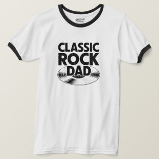 Klassisk Rock Pappa Ringar T-Shirt - Herr T-Shirt