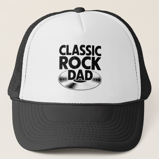 Klassisk Rock Pappas Truckerhatt Keps (Framsida)