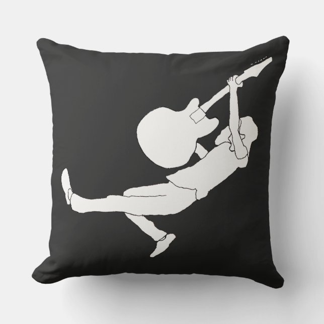 Klassisk Rockgitarr Kudde (Framsida)