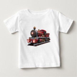 Klassisk röd ånglokomotiv – Äventyrs T-Shirt för b