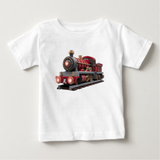 Klassisk röd ånglokomotiv – Äventyrs T-Shirt för b