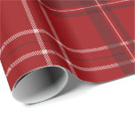 Klassisk röd helgdag presentpapper<br><div class="desc">Ett modigt och modernt intag av en klassisk helgdag gör att denna inslagna pappra fasta perfekt blir till för både traditionella och okonventionella presentgivare. Med svarta och vita checkar får du chic och snyggt. Kommer att se fantastisk ut på alla dina gåvor under träd perfekt samordnade med din juldekoration.</div>