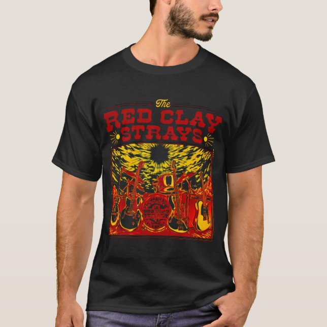 Klassisk röd lertur t shirt (Framsida)