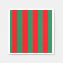 Klassisk röd och Grönt Jul Rand