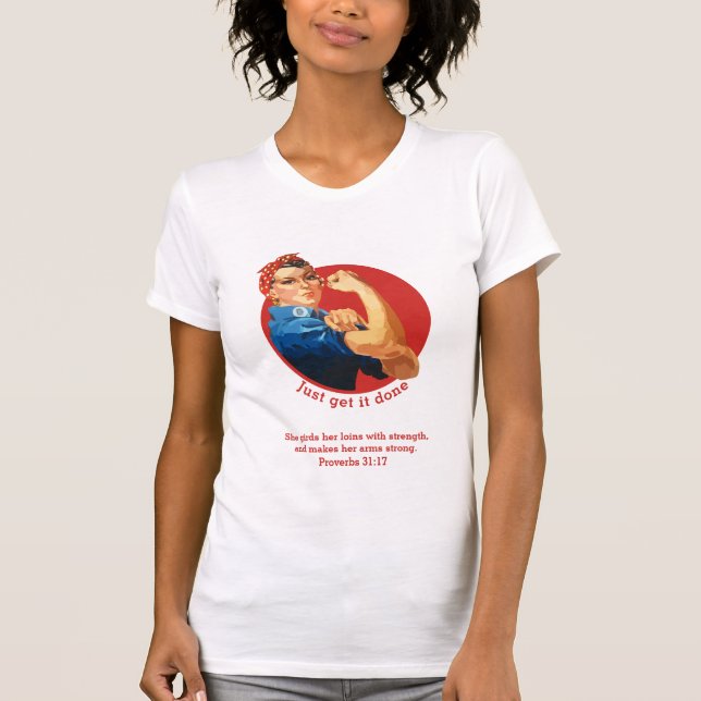 Klassisk röd ROSIE-KÖRREN T Shirt (Framsida)