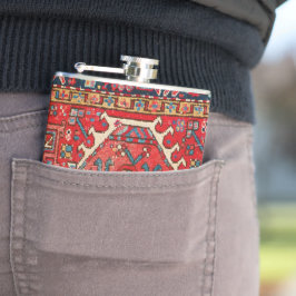 Klassisk röd turkisk persisk orientalisk Matta Fickplunta