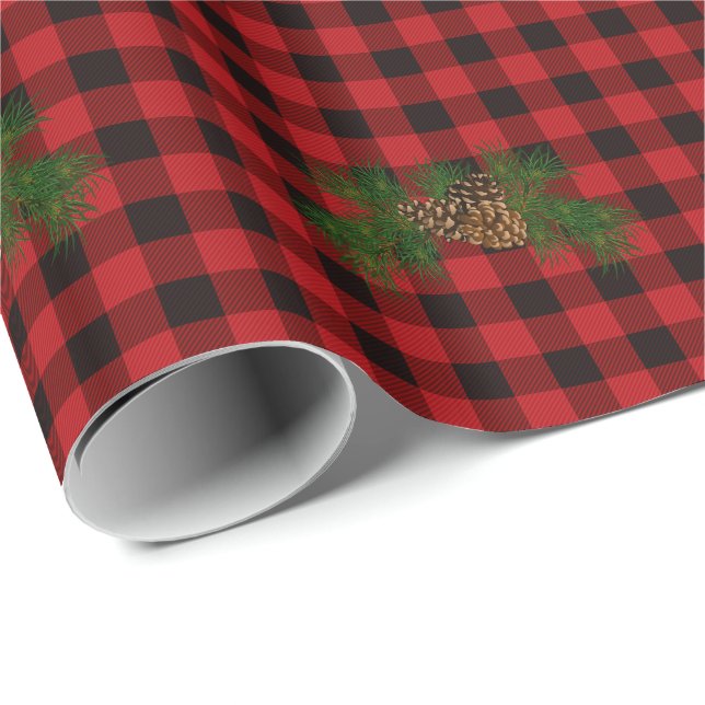 Klassisk rödbläckfisk, rustic gräs cone presentpapper (Rullad Hörn)