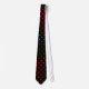 Klassisk rödpolka Dot Mönster på Black Tie Slips (Framsida)
