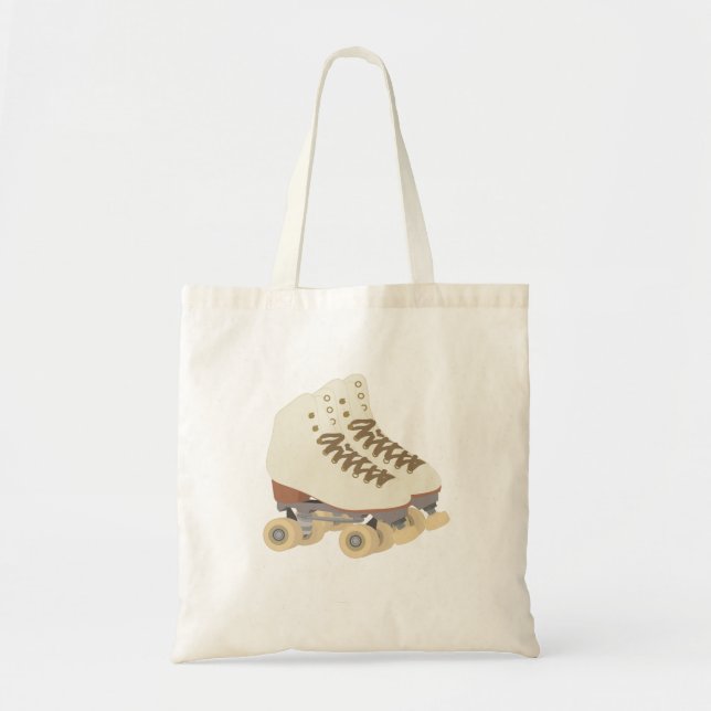 Klassisk rollerskates Tote Bag Tygkasse (Framsidan)