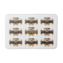 Klassisk romb badrumsmatta