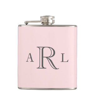 Klassisk Rosa 3 Brev Monogram Fickplunta
