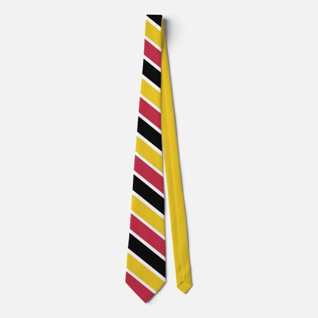 Klassisk Rosa Black Gult Angled Rand Mönster Slips (Framsida)