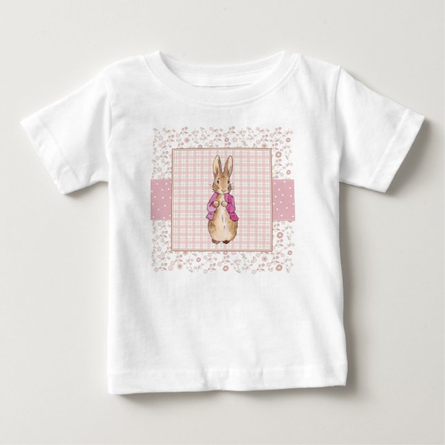 Klassisk rosa kaninjacka t shirt (Framsida)
