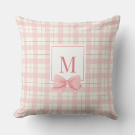 Klassisk Rosa Play Monogram Nursery Kudde