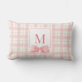 Klassisk Rosa Play Monogram Nursery Lumbarkudde