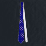 Klassisk Rosa Polka dots på marinplattan Slips<br><div class="desc">Polka dots! En av de klassiska kläderna mönster som ser underbar ut på banden. Den här polka-pricken har små rosor på marinblått.</div>