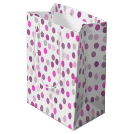 Klassisk Rosa Polka dots på vitt